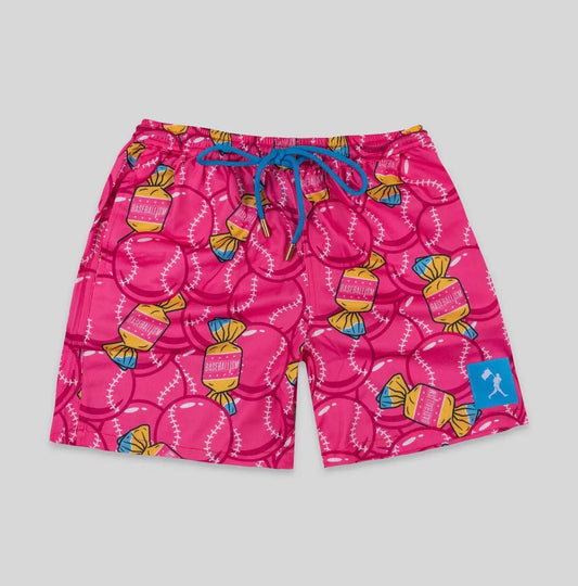 Bubbles and Doubles Diamond Air Mesh Shorts - Youth