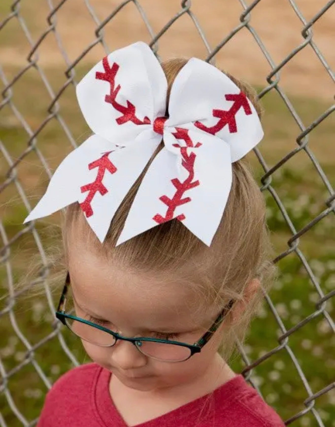 Baseball Cheer Bow - Pony-O