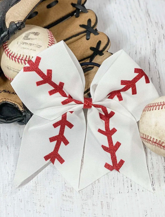 Baseball Cheer Bow - Pony-O