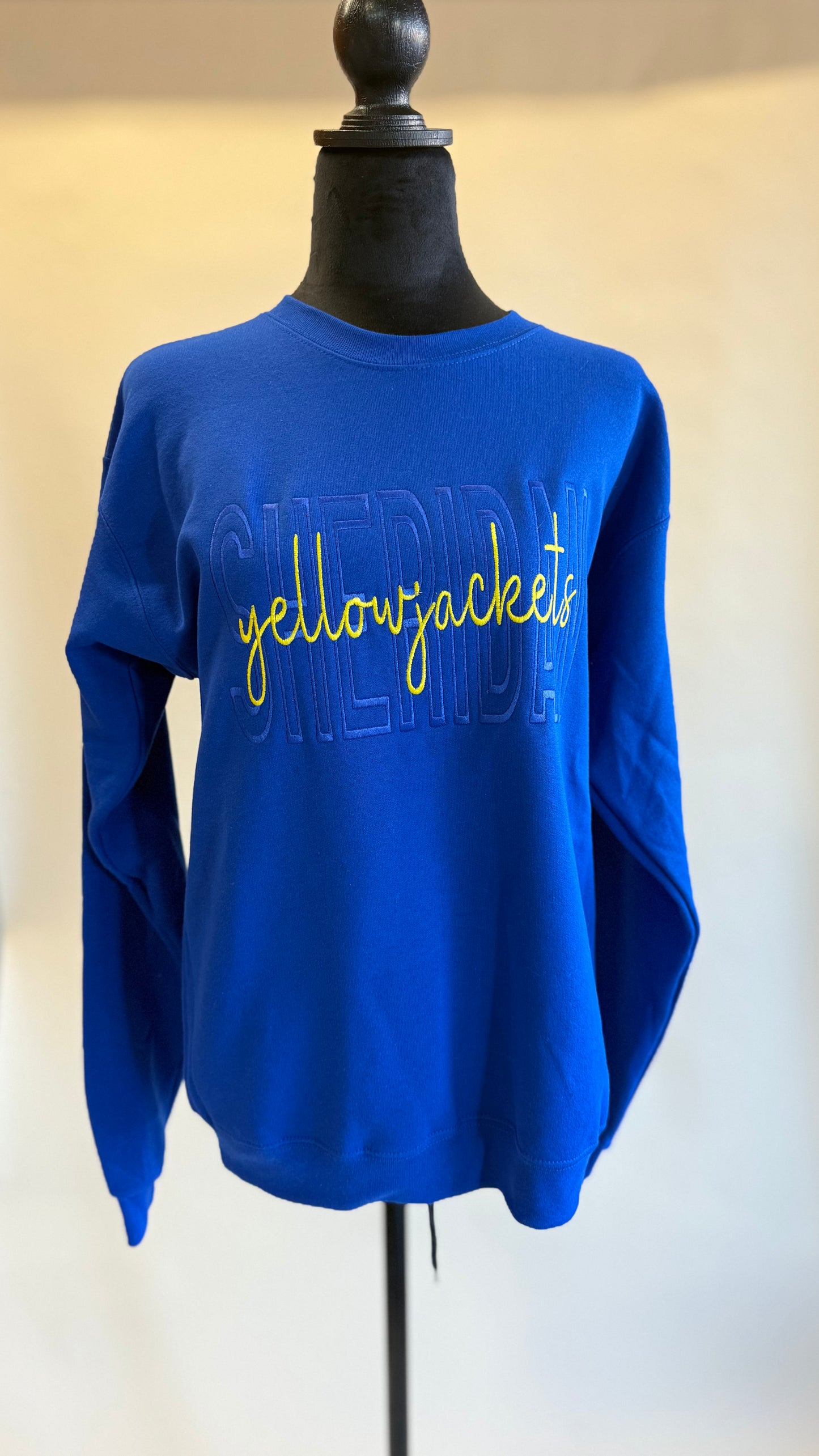 Yellowjacket Monotone Embroidered Sweatshirt