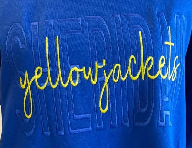 Yellowjacket Monotone Embroidered Sweatshirt