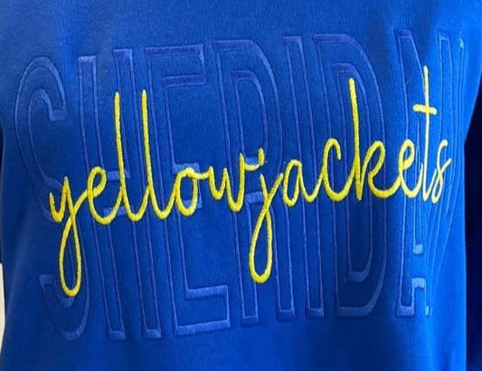 Yellowjacket Monotone Embroidered Sweatshirt