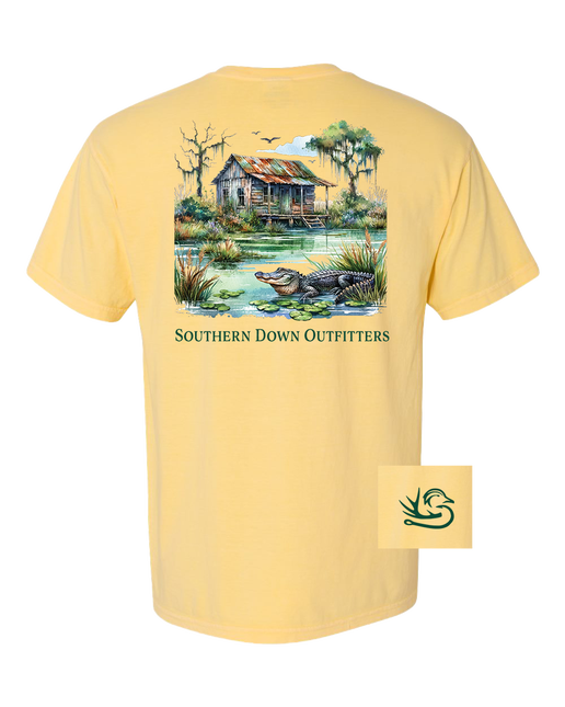 Swamp Shack Tee: Banana