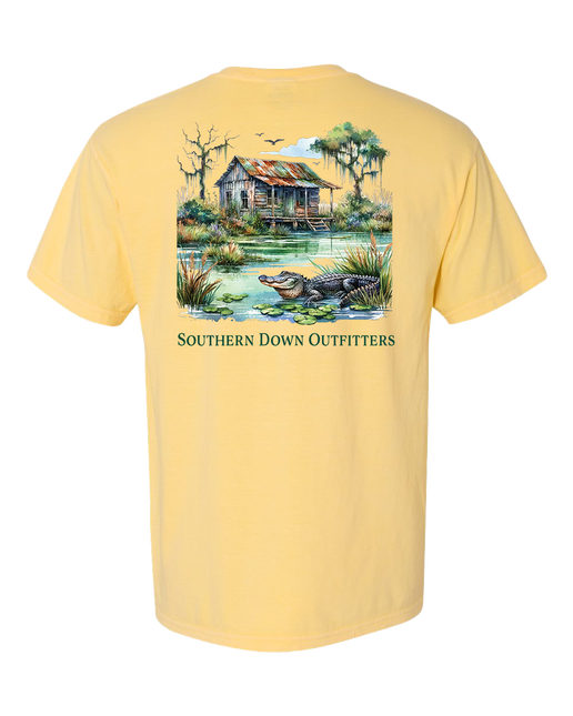 Swamp Shack Tee: Banana