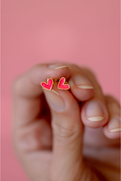 Heart Studs