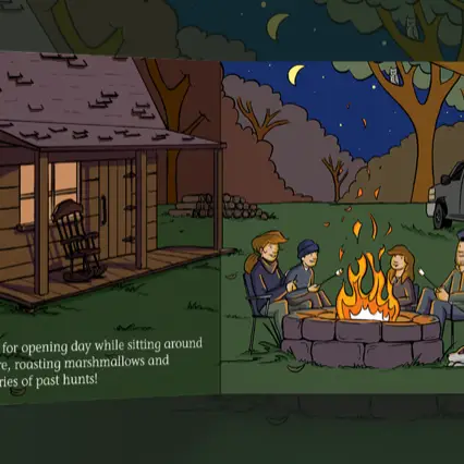 Deer Camp Children's Book