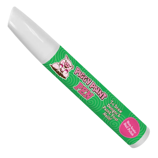 Giggly GREEN Piggy Paint Pen Non-Toxic Kids Nail Polish